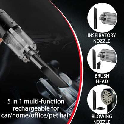 3-in-1 Rechargeable Car Vacuum Cleaner