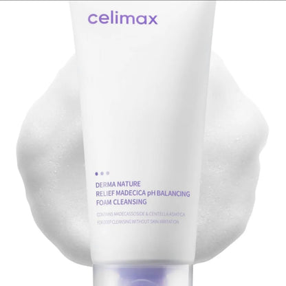 Celimax Derma Nature Relief Madecica ph Balancing Foam Cleansing - 150ml