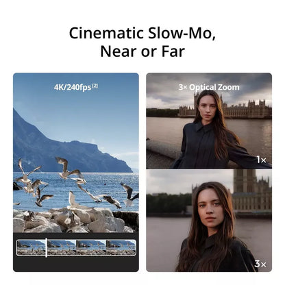 DJI Osmo Pocket 4P Vlog Combo – Enhanced 1″ CMOS Dual-Lens Cinematic Pocket Gimbal Camera