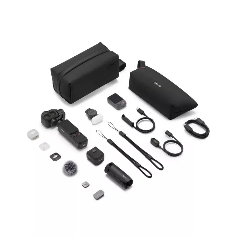DJI Osmo Pocket 4P Vlog Combo – Enhanced 1″ CMOS Dual-Lens Cinematic Pocket Gimbal Camera