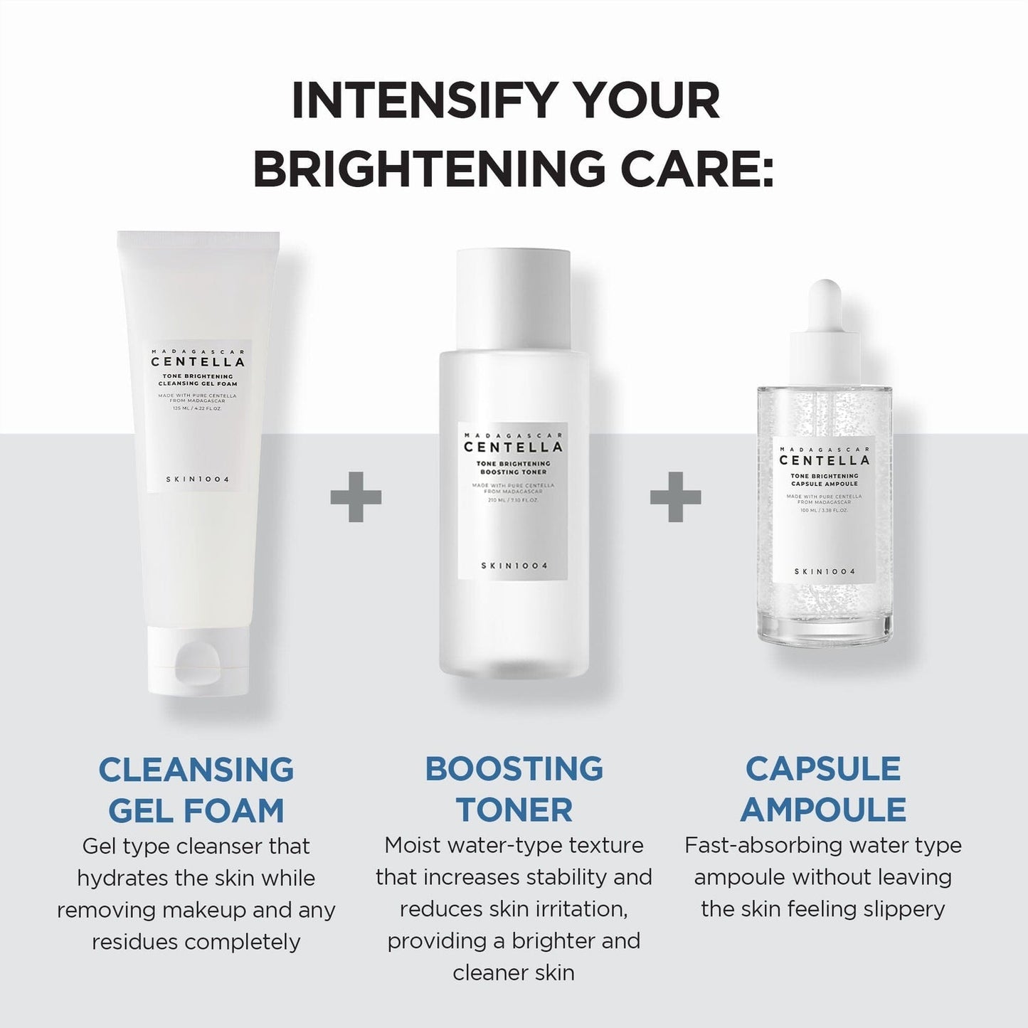 Centella Tone Brightening Cleansing Gel Foam (125ml)