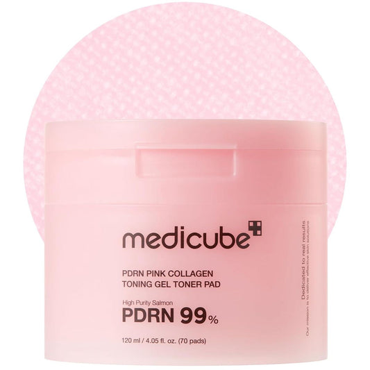 Medicube - PDRN Pink Collagen Toning Gel Toner Pad [70ea]