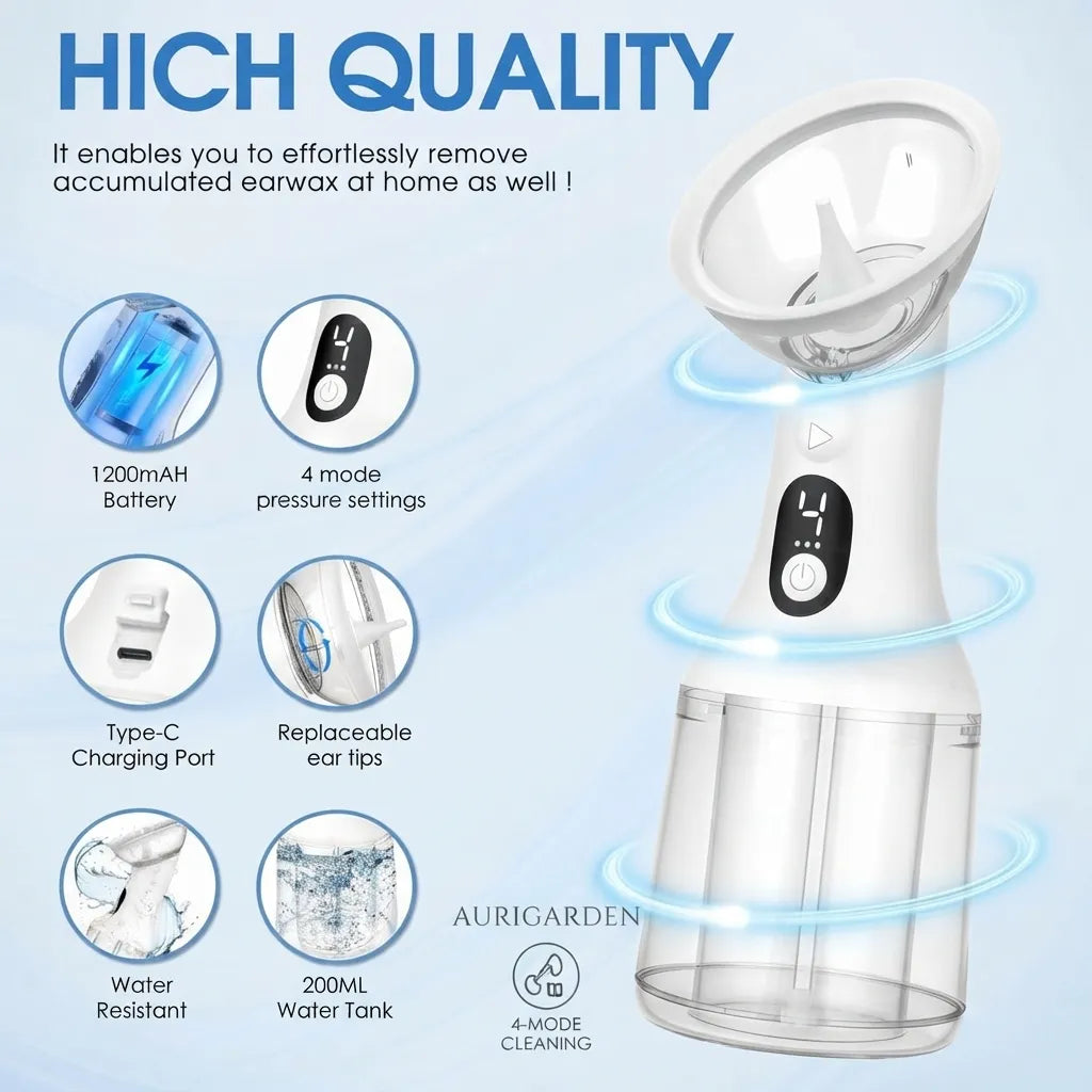 Ear Wax Cleaner with 200mL Wastewater Tank