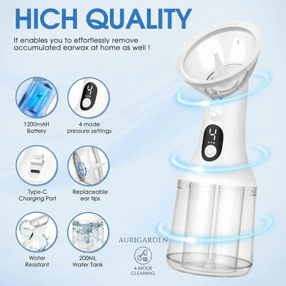 Ear Wax Cleaner with 200mL Wastewater Tank