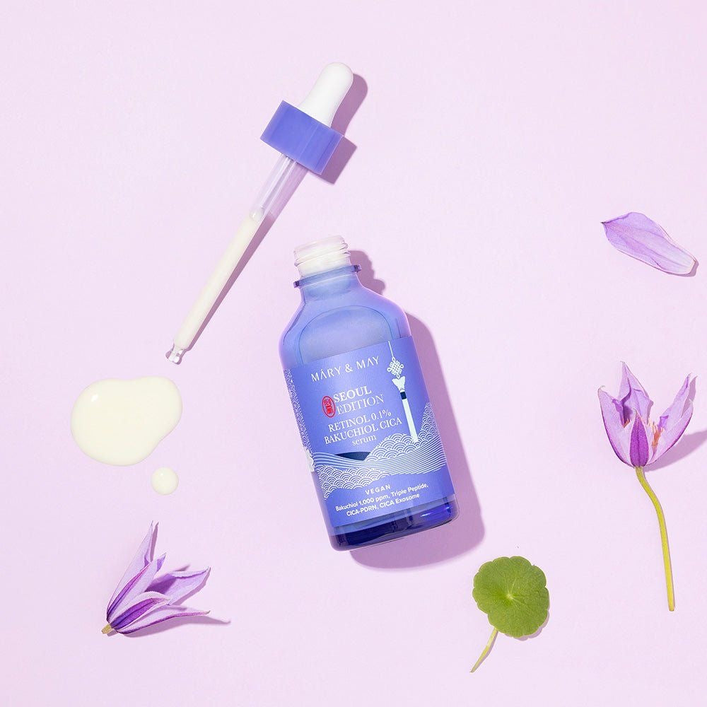 Mary&May - Retinol 0.1% Bakuchiol Cica Serum Seoul Edition [80ml]