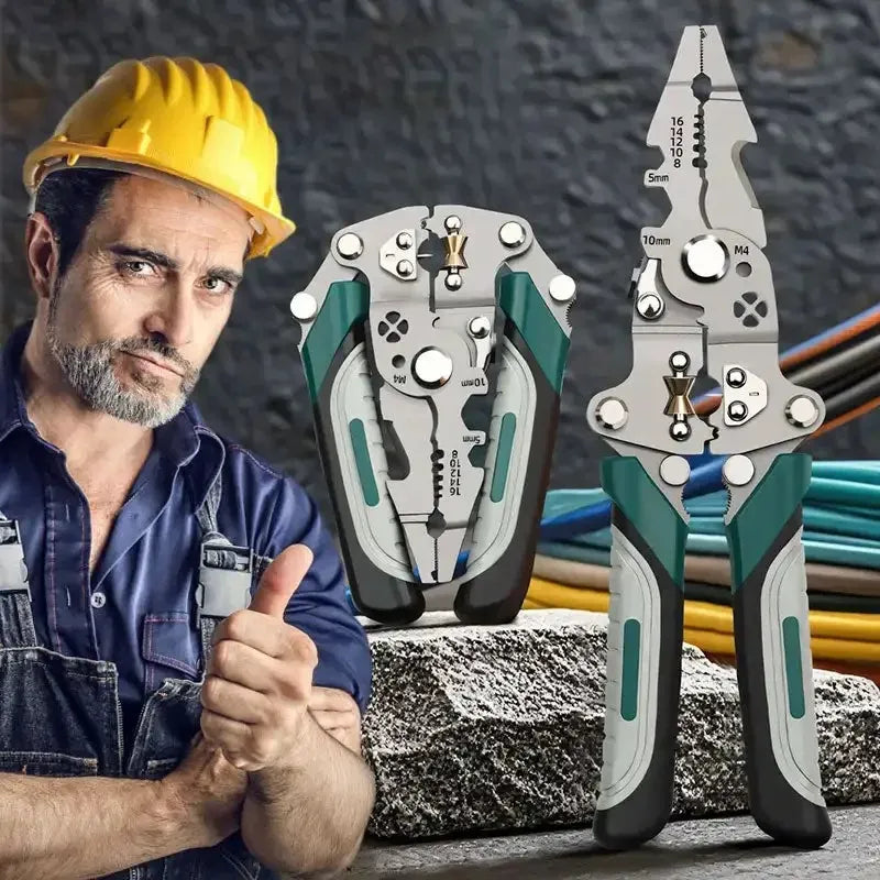 Foldable Wire Stripping Pliers