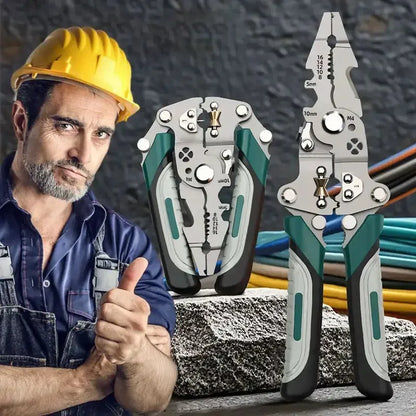 Foldable Wire Stripping Pliers