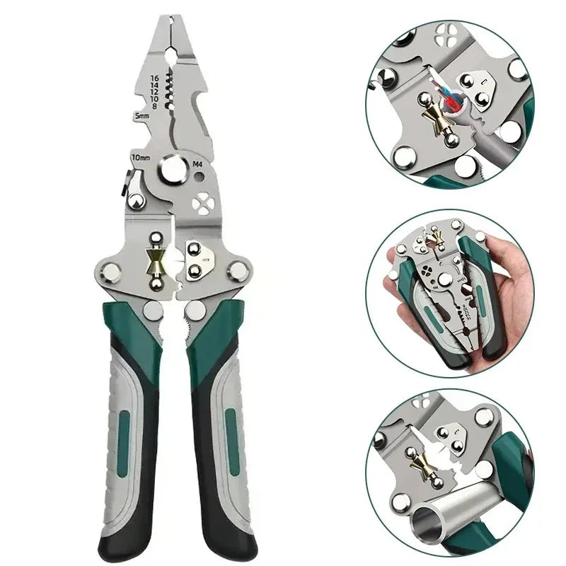 Foldable Wire Stripping Pliers