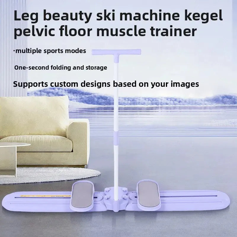 Fitness Ski Machine – Foldable Ski Trainer