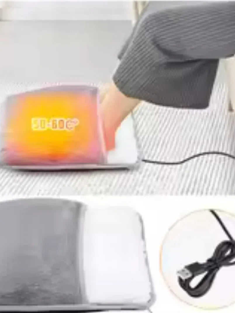 Foot Warmer – Soft Plush Electric Foot Heating Pad