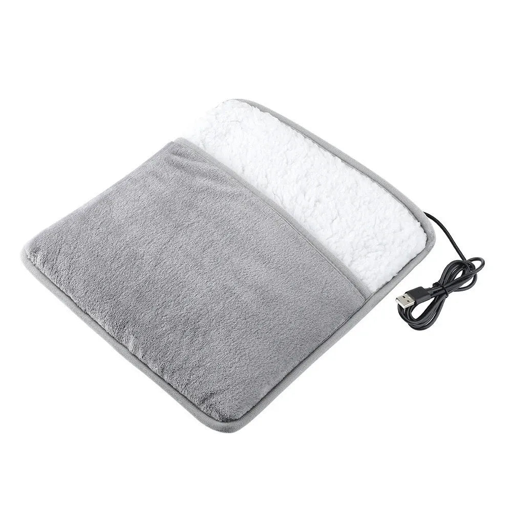 Foot Warmer – Soft Plush Electric Foot Heating Pad