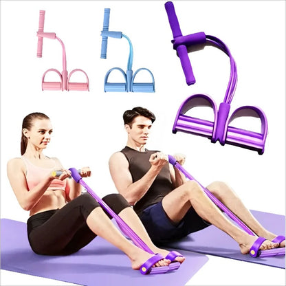 Four-Tube Pedal Tensioner Multi-Functional Fitness Equipment