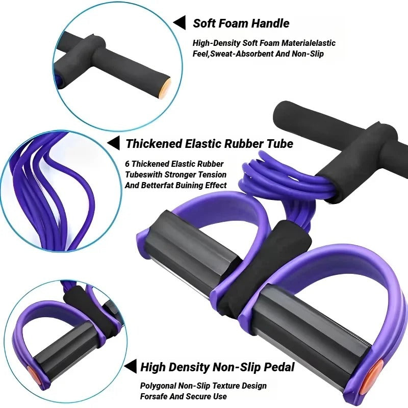 Four-Tube Pedal Tensioner Multi-Functional Fitness Equipment