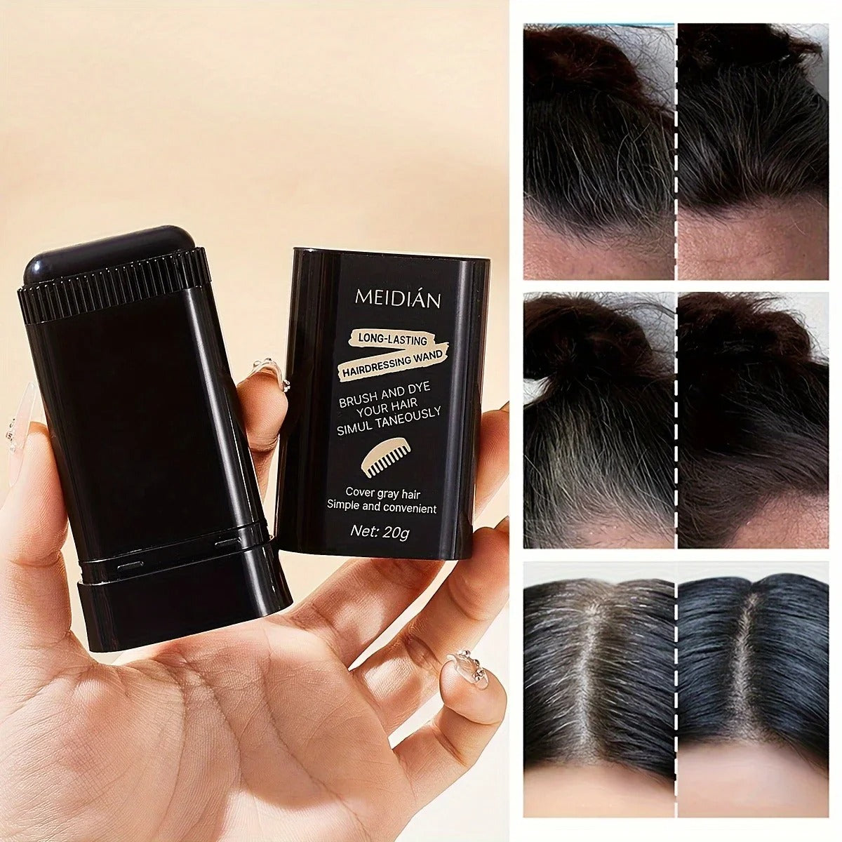 instant Hair Dye Stick with Comb