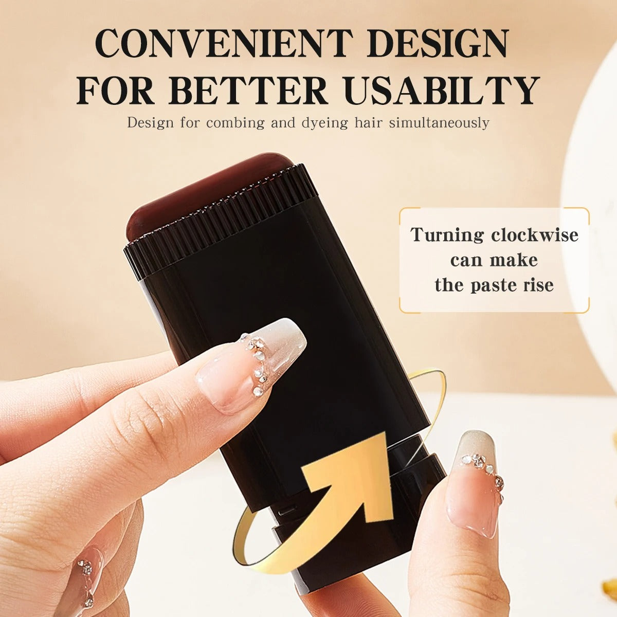instant Hair Dye Stick with Comb