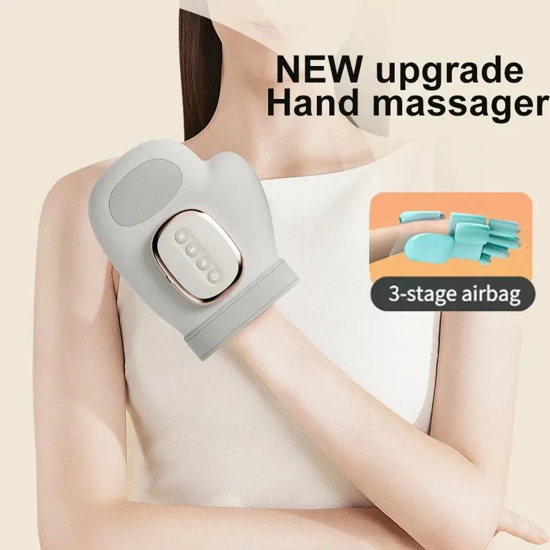Hand Massager Gloves with Air Compression, Vibration & Heat