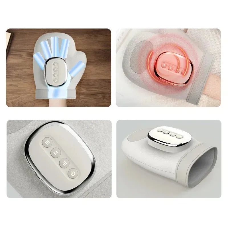 Hand Massager Gloves with Air Compression, Vibration & Heat