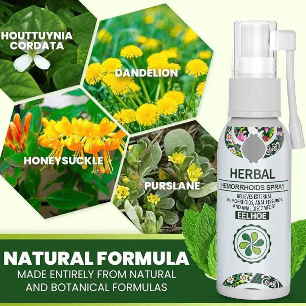 Natural Herbal Hemorrhoids Spray