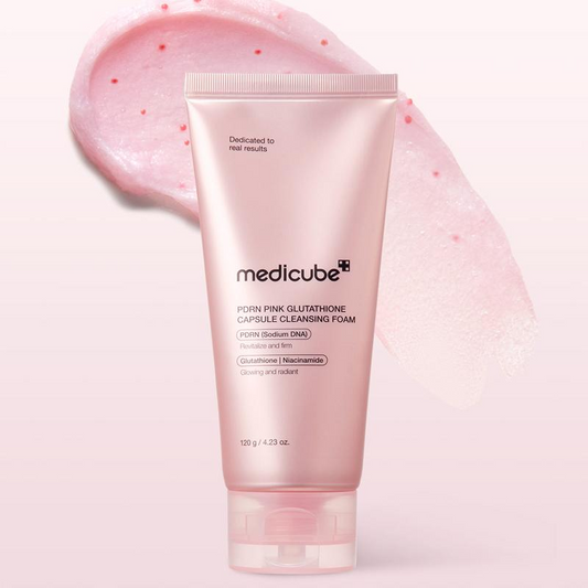 ⁠Medicube - PDRN Pink Glutathione Capsule Cleansing Foam (120g)