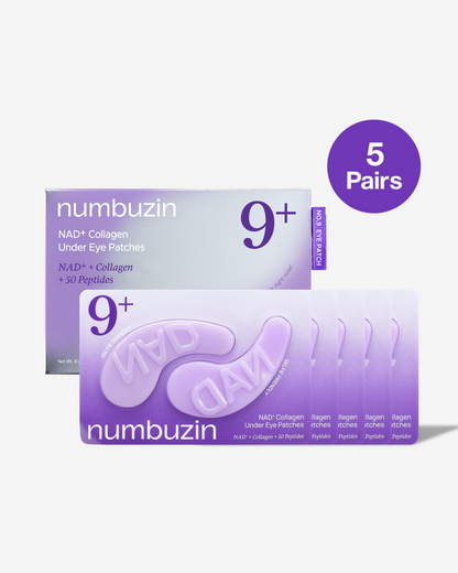 Numbuzin - لصقات كولاجين تحت العين رقم 9 [5 أزواج]