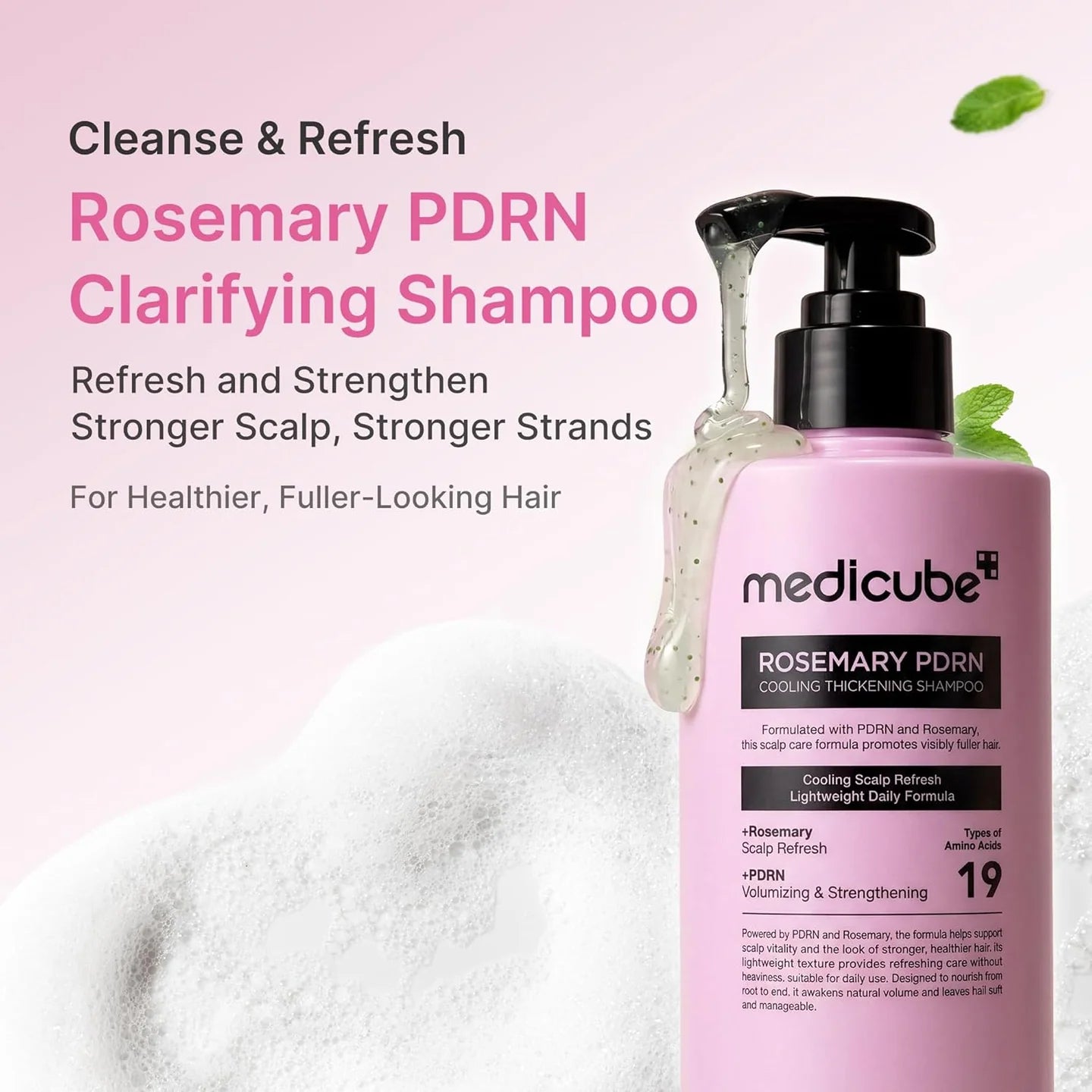 Medicube - Rosemary PDRN Cooling Thickening Shampoo [400ml]