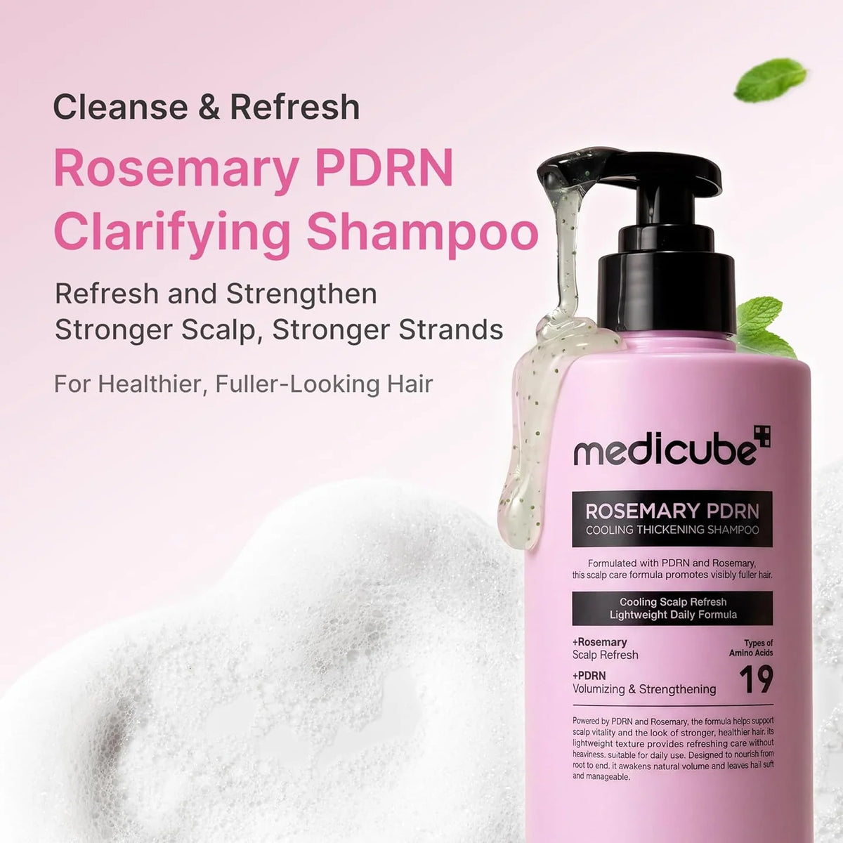 Medicube - Rosemary PDRN Cooling Thickening Shampoo [400ml]
