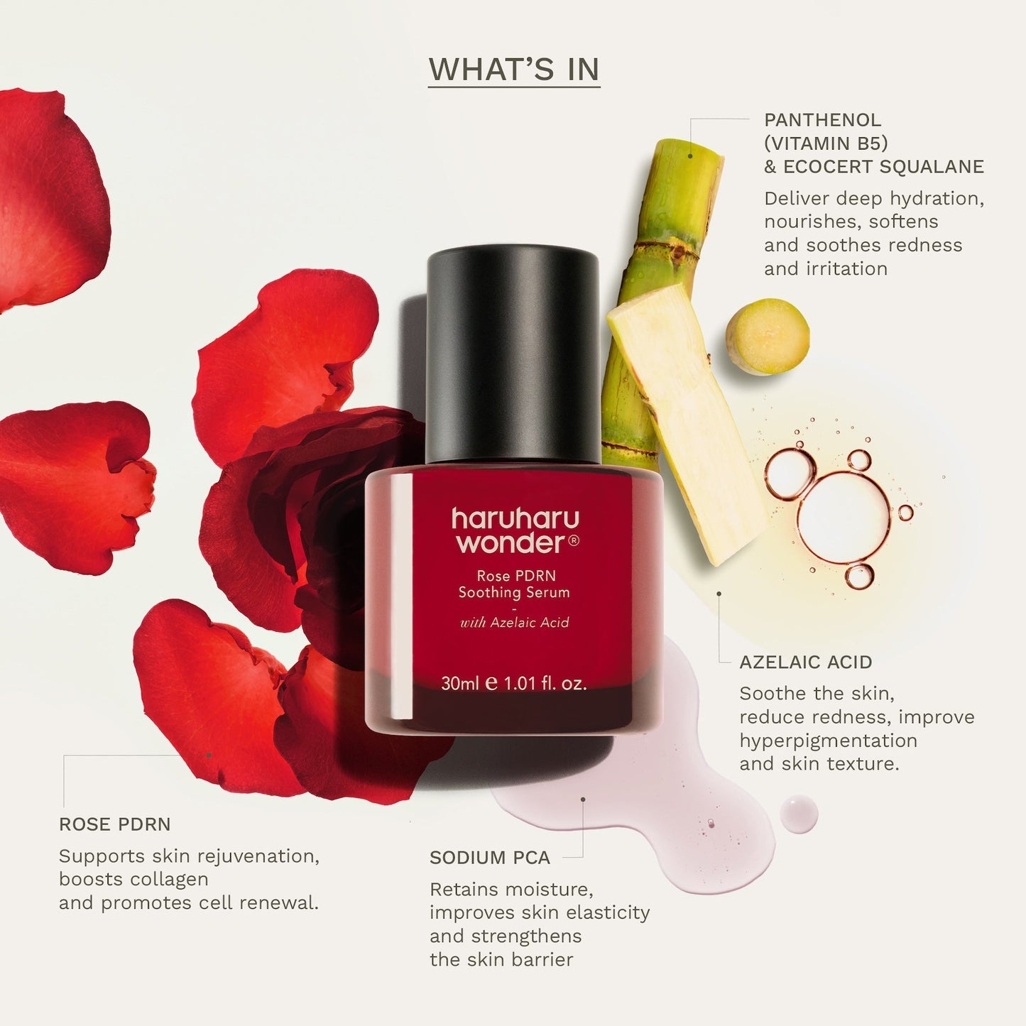 Haruharu Wonder - Rose PDRN Soothing Serum [30ml]