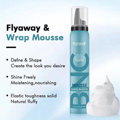 Karseell BNC Mousse Matte Bubble 200ml + FREE Soft Silicone Shampoo Scalp Comb