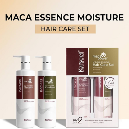 Karseell Maca Essence Moisture Hair Care Set For Dry Damaged Hair - 2 Piece Set