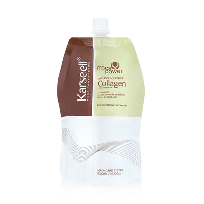 Karseell Maca Essence Repair Collagen Hair Treatment Mask For Dry Damaged Hair - 500ml (Salon Pack)