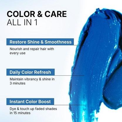 Karseell Maca Power Color Depositing Blue Hair Mask - 500ml