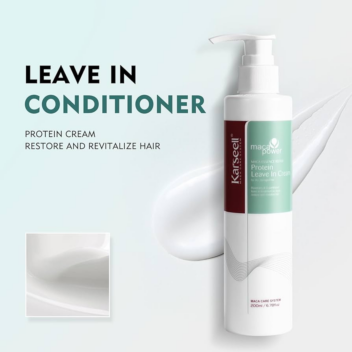 Combo Offer Karseell Maca Power Essence Protein Leave in Cream - 200ml