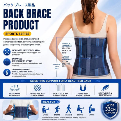 Lumbar Support Belt for Back Pain Relief