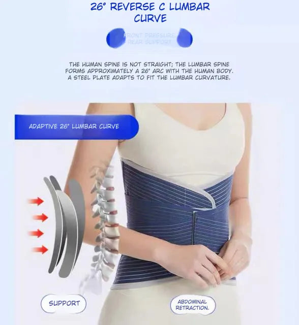 Lumbar Support Belt for Back Pain Relief