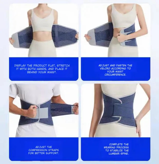 Lumbar Support Belt for Back Pain Relief