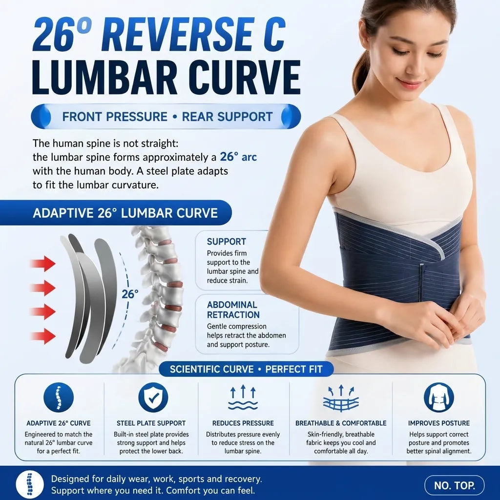 Lumbar Support Belt for Back Pain Relief