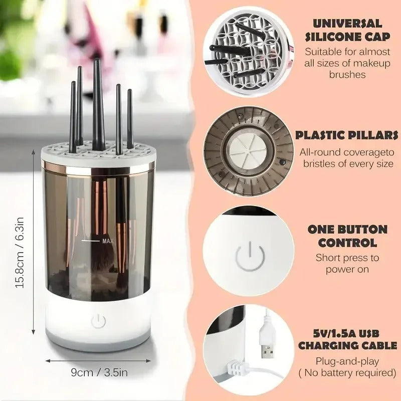 Automatic Makeup Brush Cleaner & Dryer