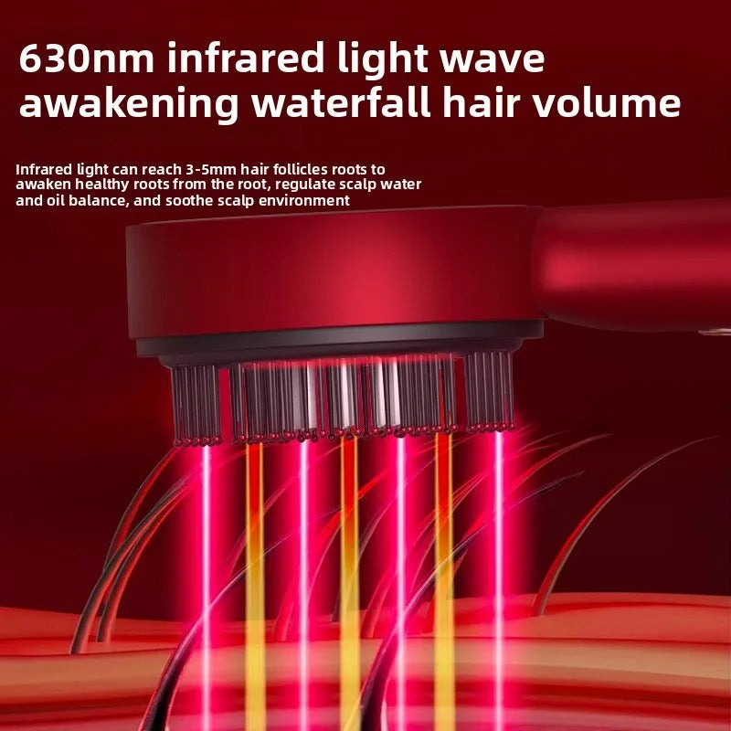 Electric Vibration Massage Comb – Red Light Scalp Therapy