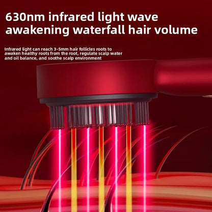 Electric Vibration Massage Comb – Red Light Scalp Therapy