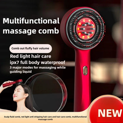 Electric Vibration Massage Comb – Red Light Scalp Therapy