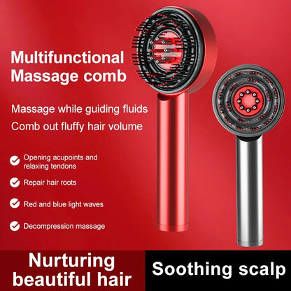 Electric Vibration Massage Comb – Red Light Scalp Therapy