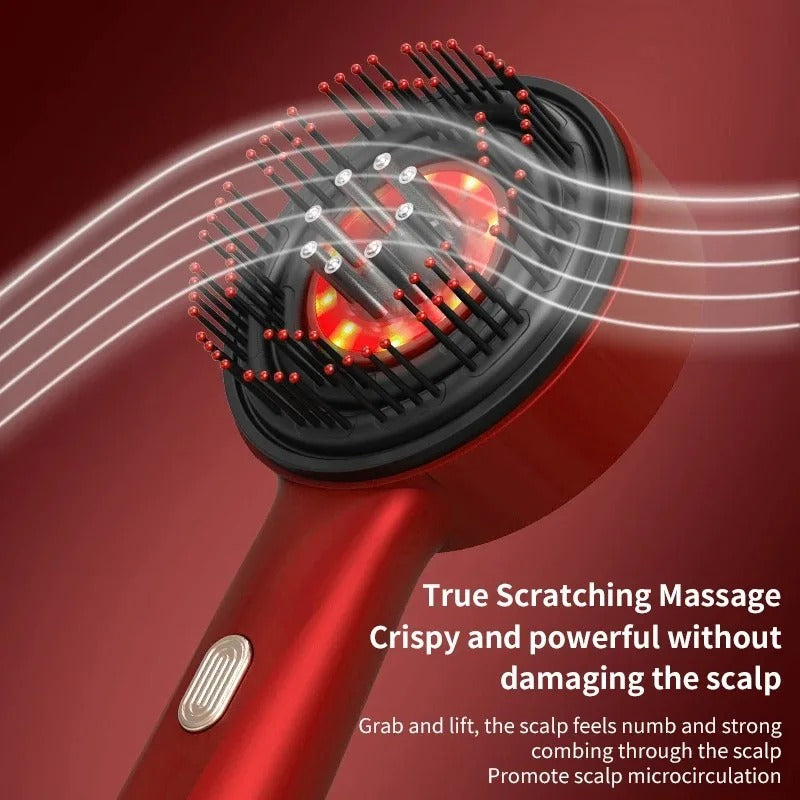 Electric Vibration Massage Comb – Red Light Scalp Therapy