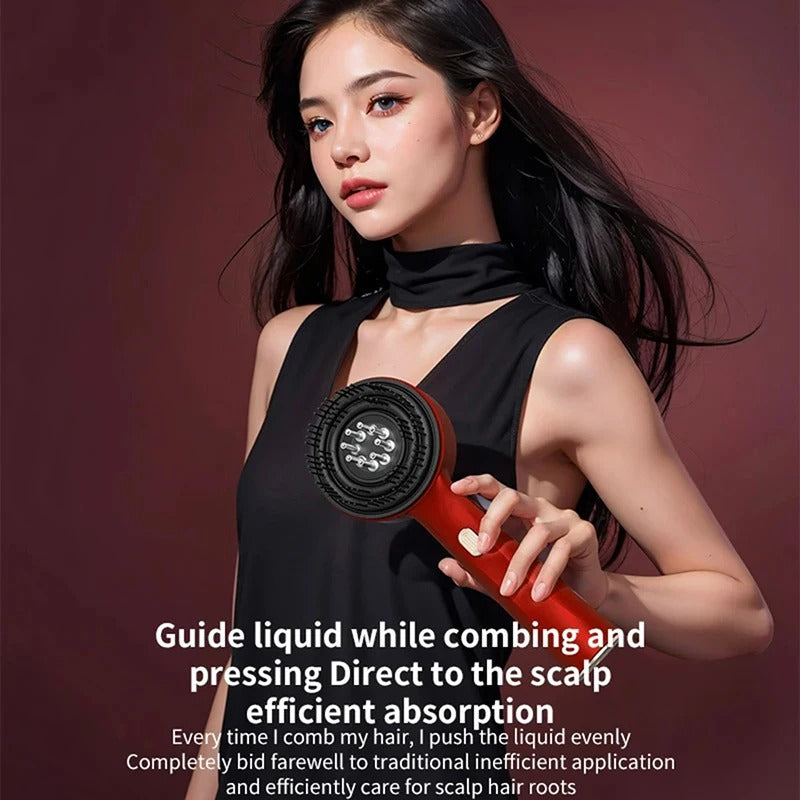 Electric Vibration Massage Comb – Red Light Scalp Therapy