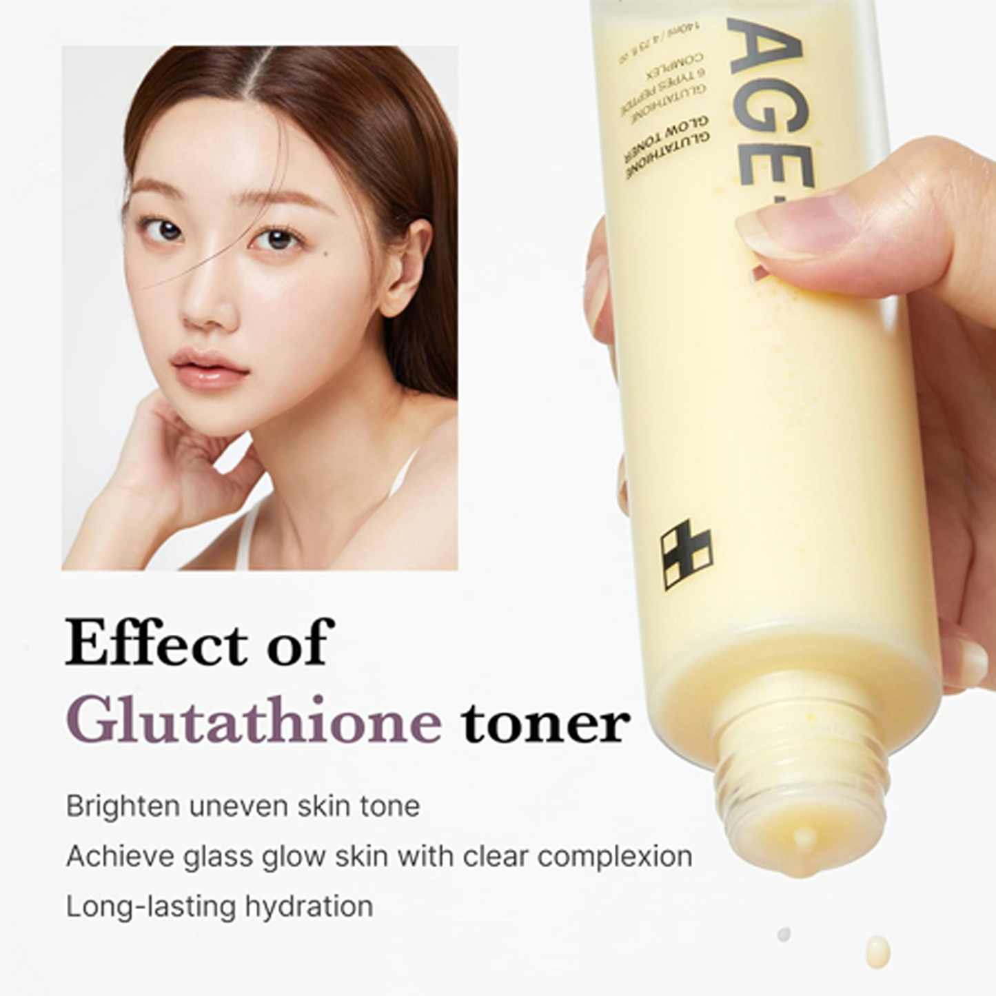 How to use Medicube AGE-R Glutathione Glow Toner step by step
