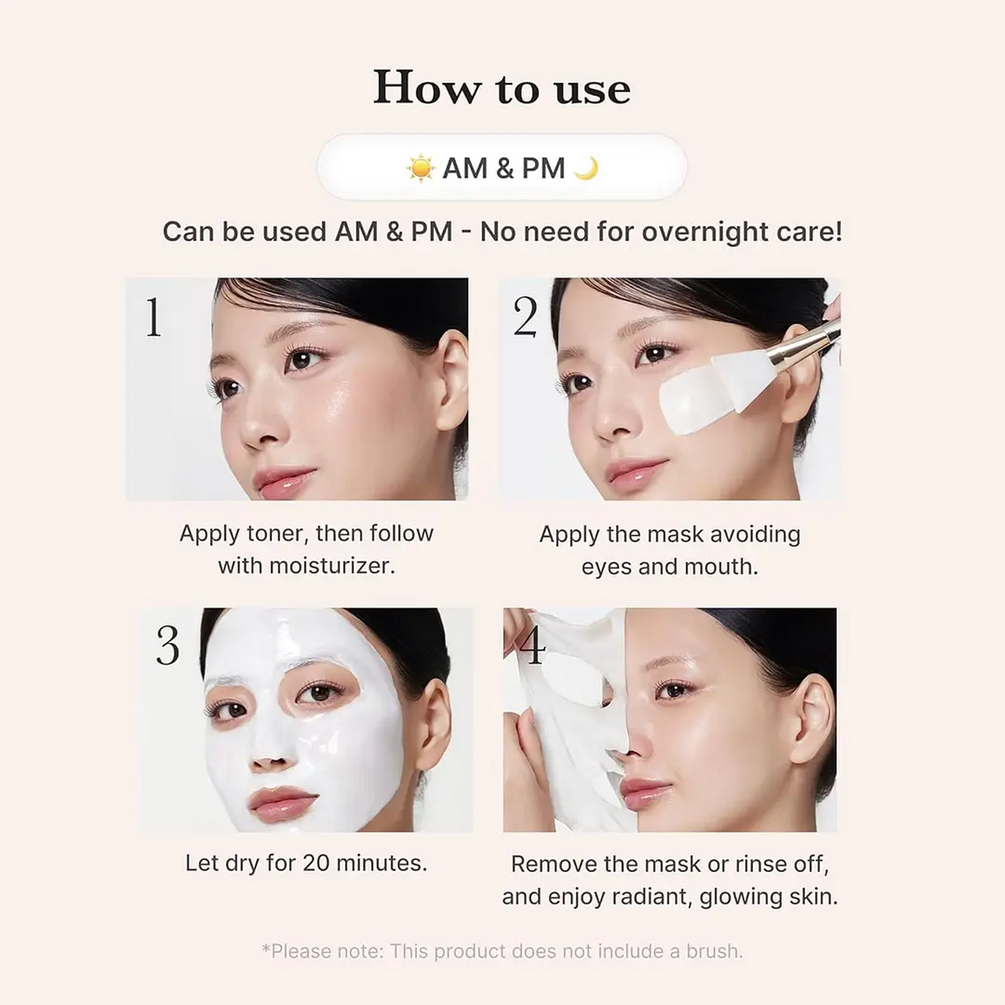 How to use Medicube Collagen Milk Toning Wrapping Mask step by step