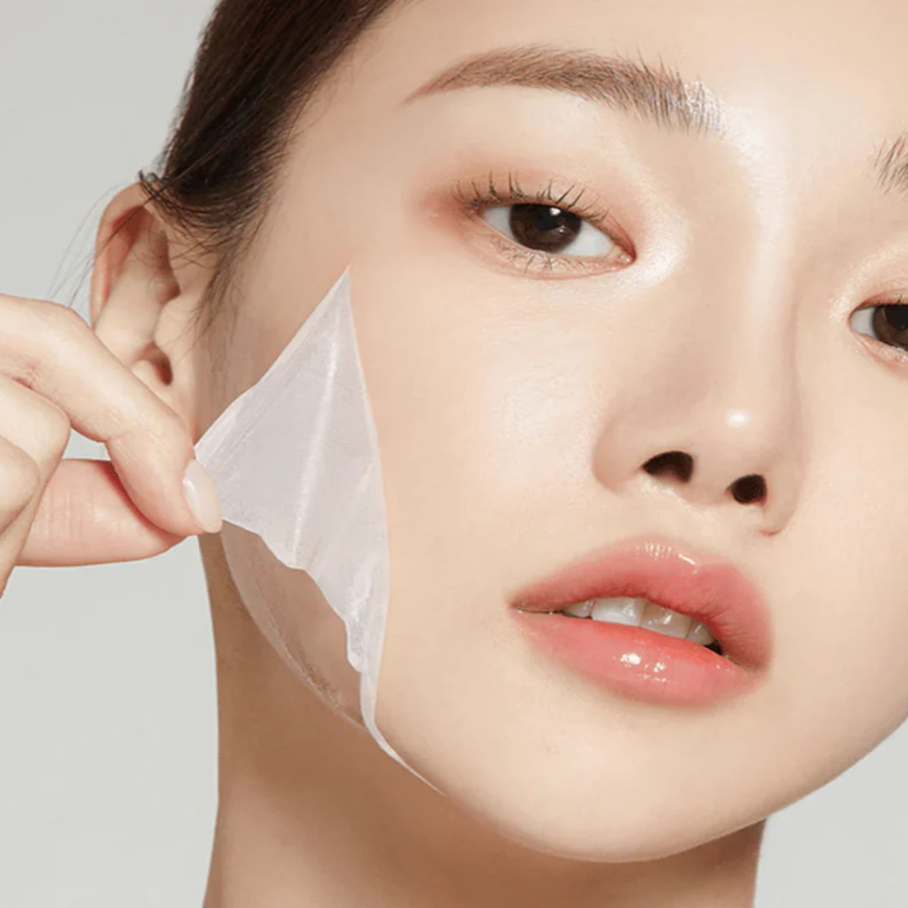 Medicube Collagen Night Wrapping Mask peel-off collagen film texture