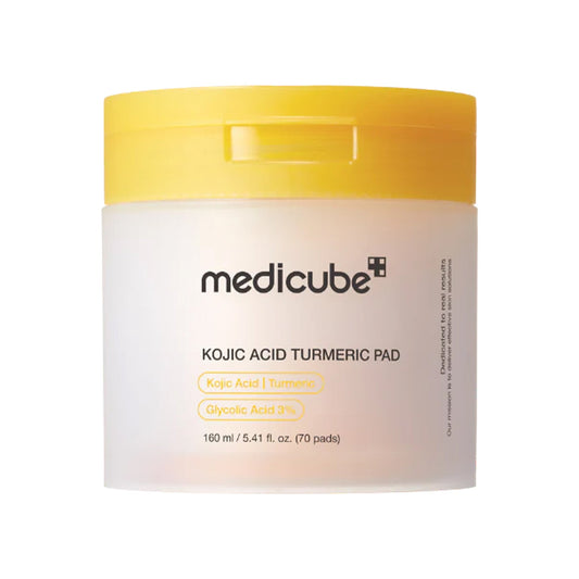 Medicube Kojic Acid Turmeric Pad 70 pads tub — buy in Kuwait at EmartGCC