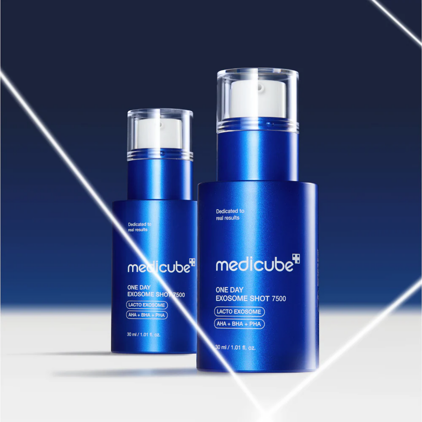 Medicube One Day Exosome Shot 7500 stronger pore ampoule with spicules and BHA