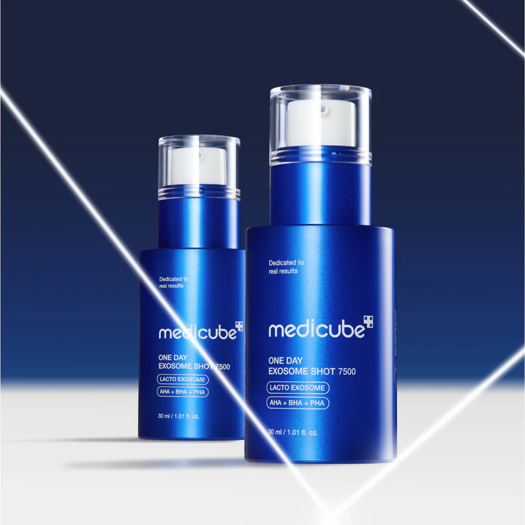 Medicube One Day Exosome Shot 7500 stronger pore ampoule with spicules and BHA