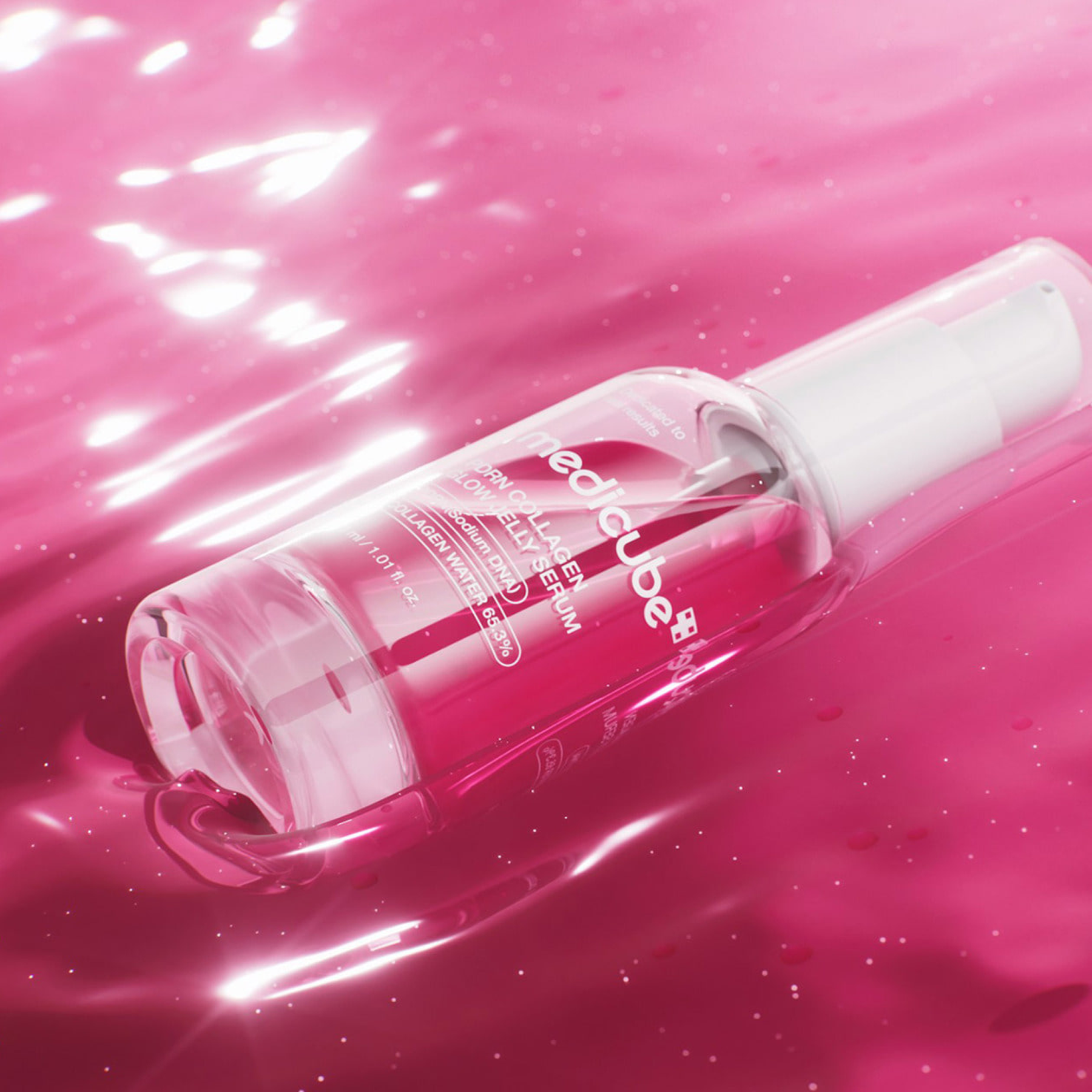 Medicube PDRN Collagen Glow Jelly Serum jelly texture with salmon PDRN and collagen